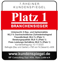 Platz beim 7. Rheiner Kundenspiegel